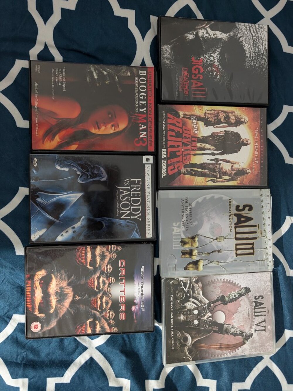 Horror DVD Movie Lot (7 Titles)